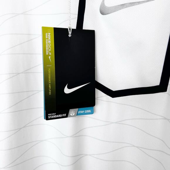 Nike Golf Tour Performance White Short Sleeve Polo Sz XXL - Picture 5 of 9